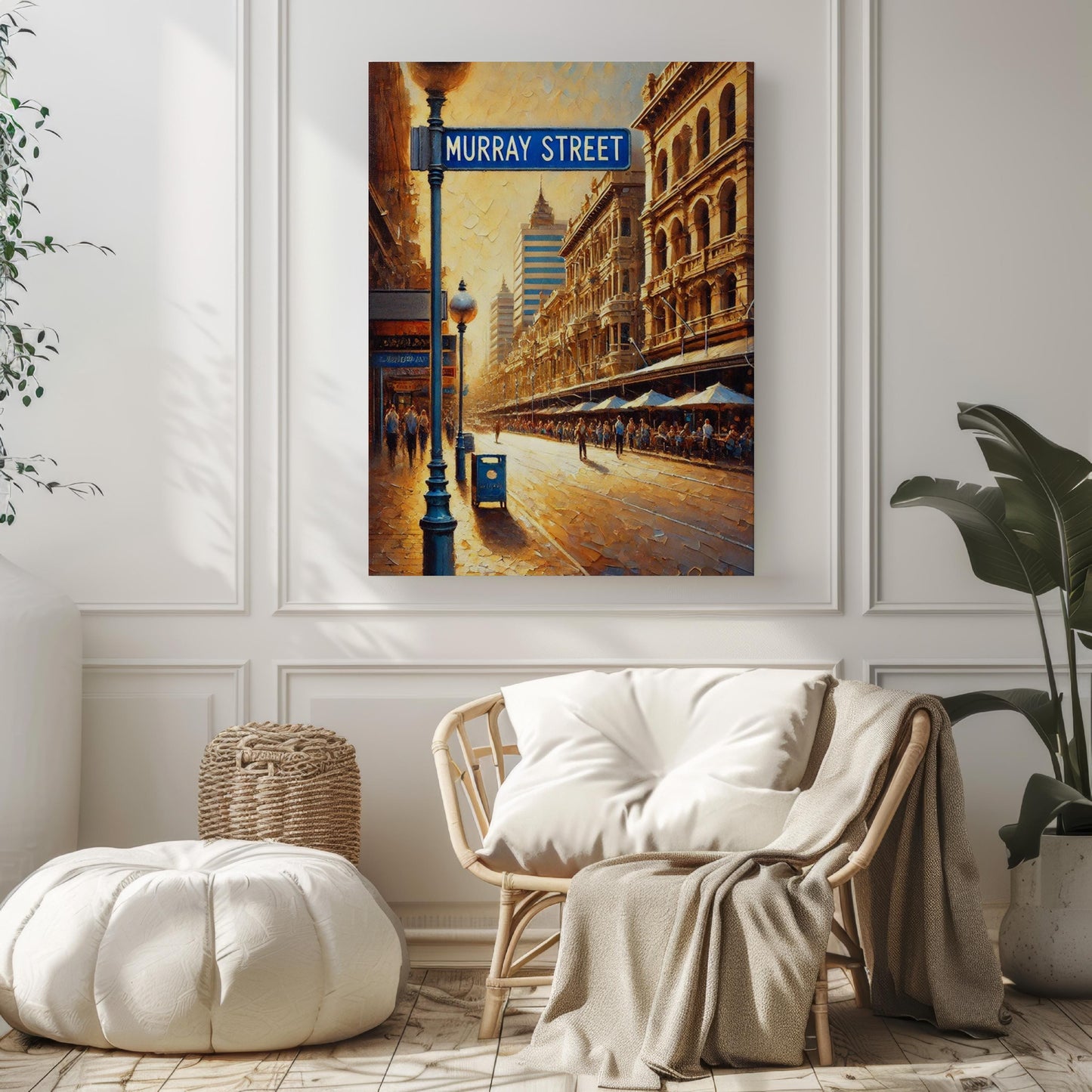 Murray Street Wall Art Perth Print Australian Decor Travel Souvenir City Gift Modern Home Decor