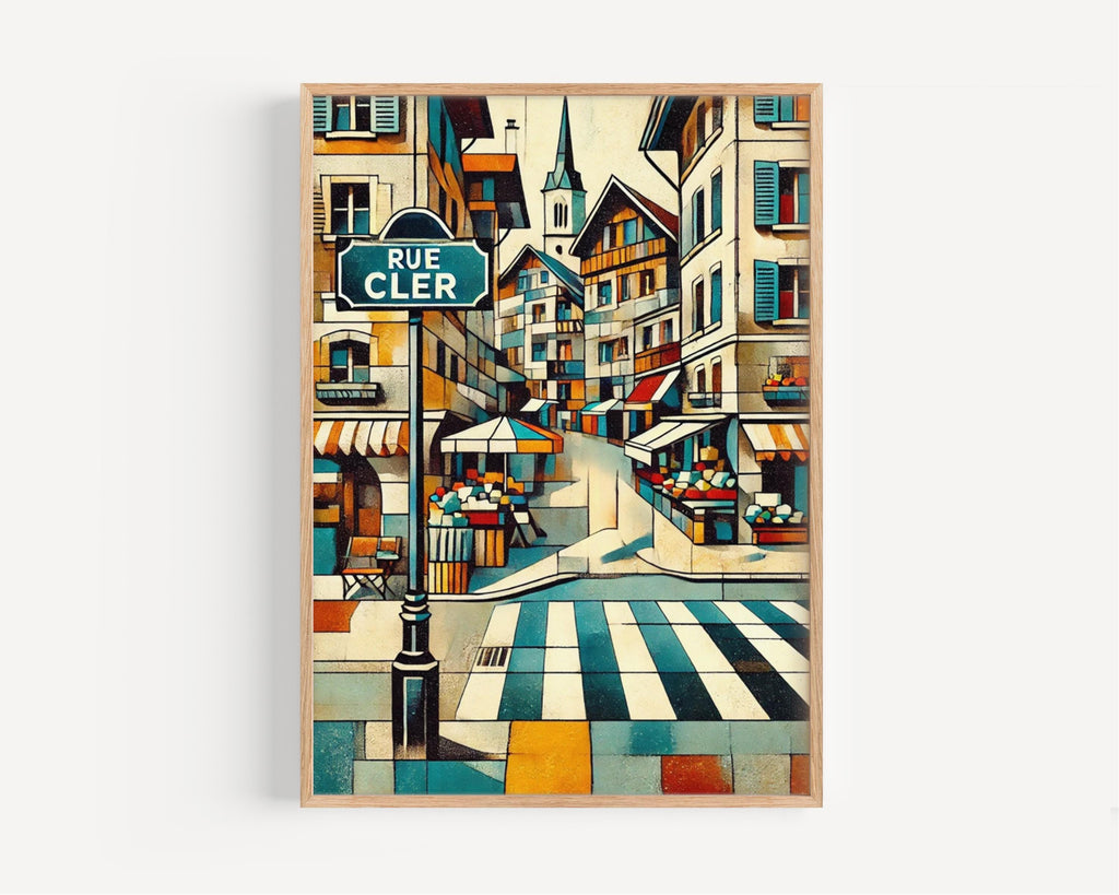 Rue Cler Print - Paris, France