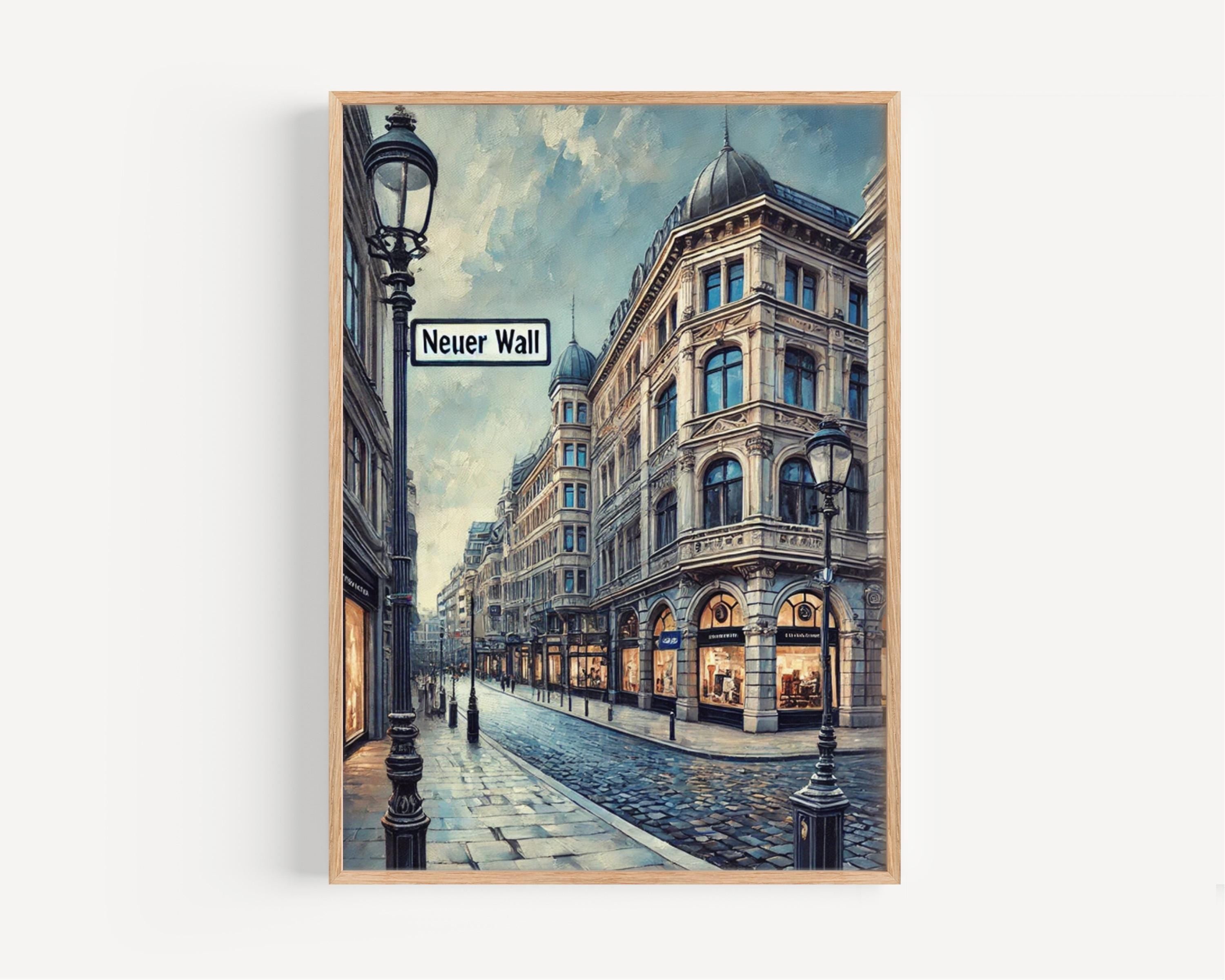 Neuer Wall Travel Poster - Germany