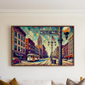Nicollet Mall Modern Print - Minneapolis, Minnesota, USA
