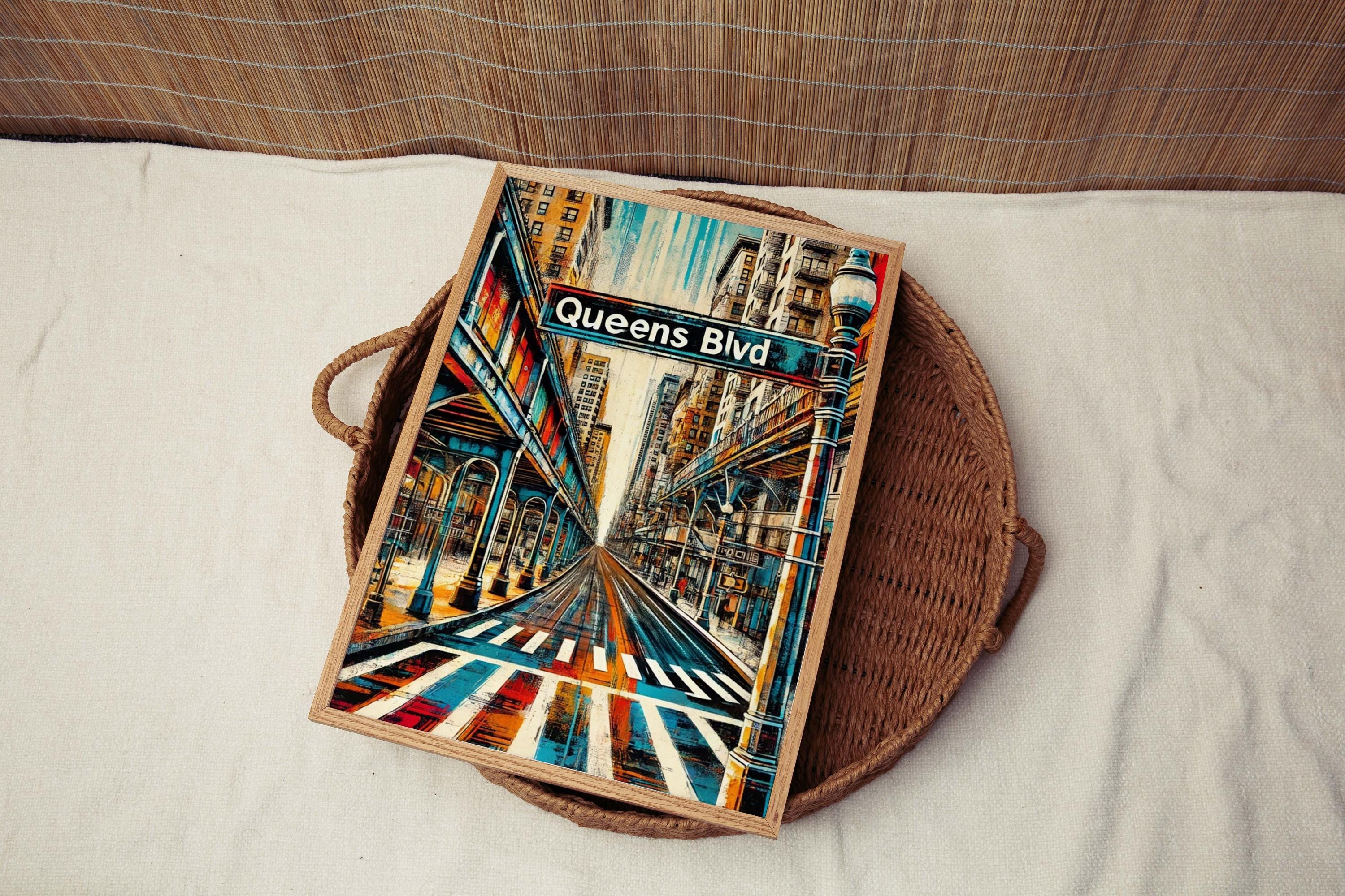 Queens Boulevard Wall Art - Queens, New York, USA