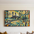 Naito Parkway Wall Art Cubist - Portland, Oregon, USA