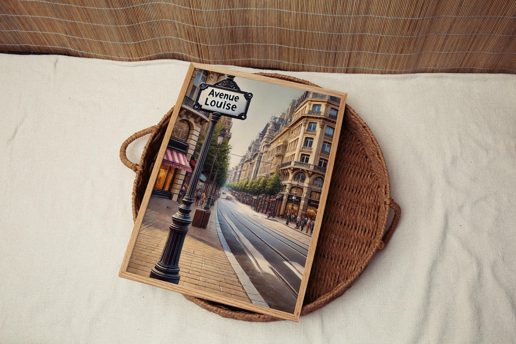 Avenue Louise Print - Brussels, Belgium