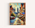 Leuven City Art Print - Leuven, Belgium