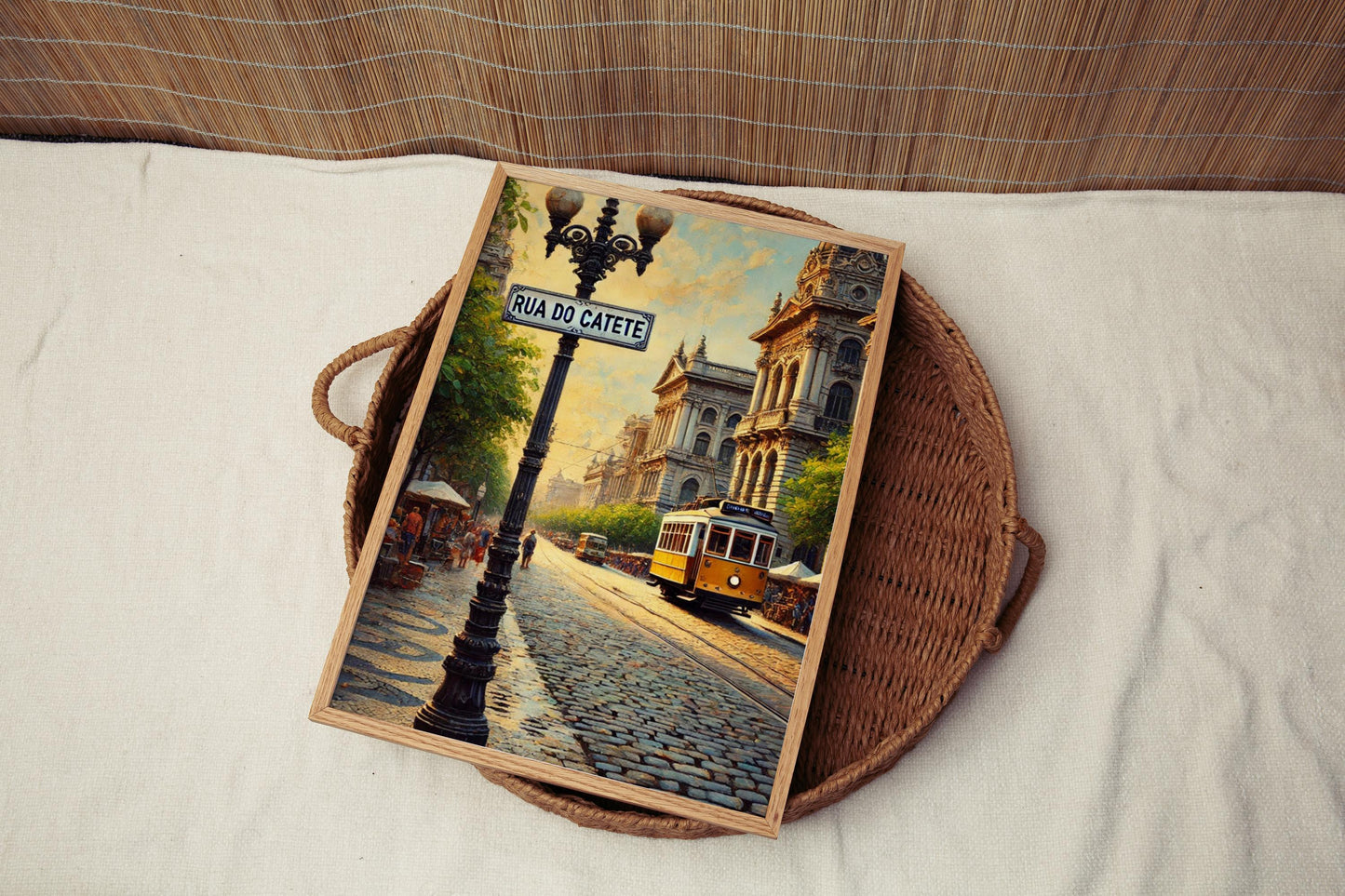 Rio de Janeiro Print: Rua do Catete, Brazil Travel Poster