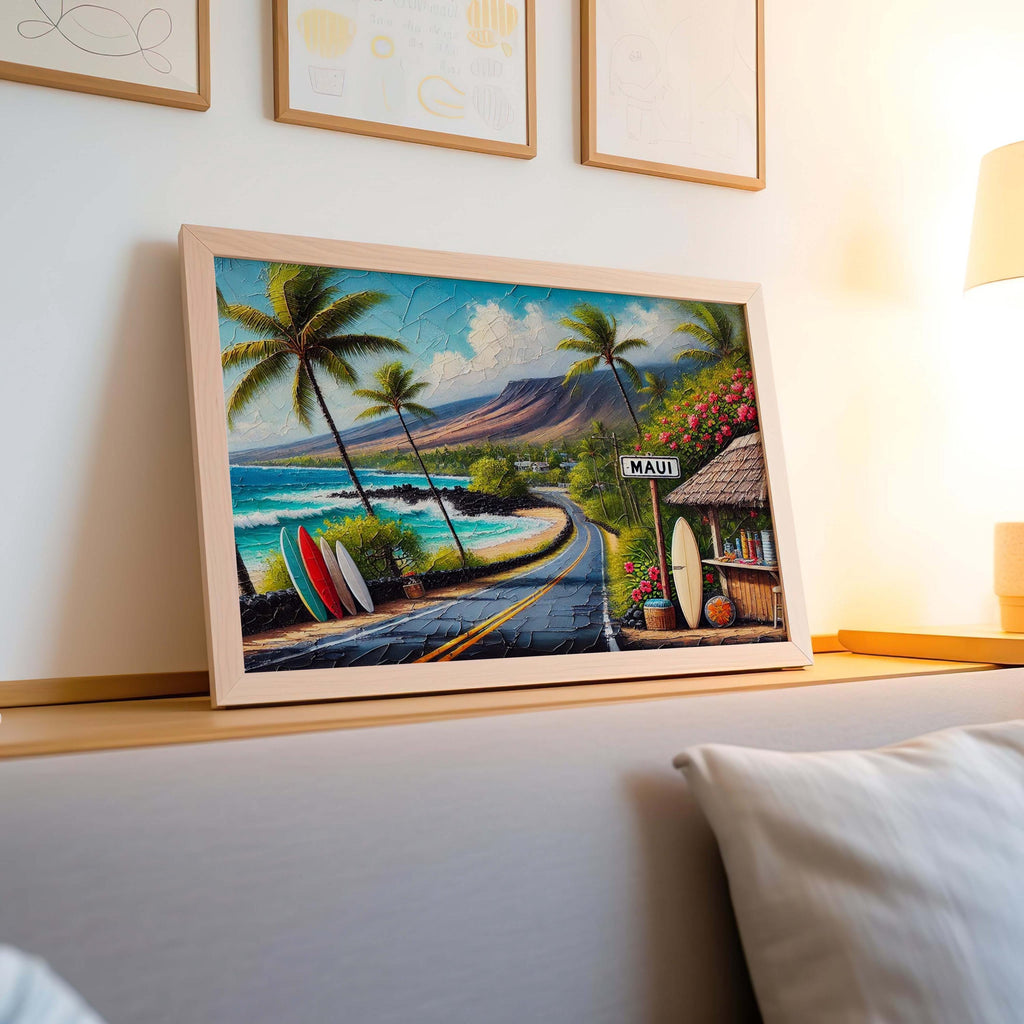 Maui Beach Print - Maui, Hawaii, USA