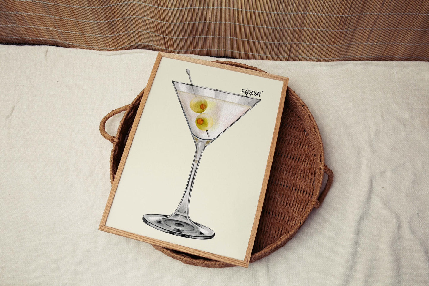 Dorm Margarita Glass Artwork