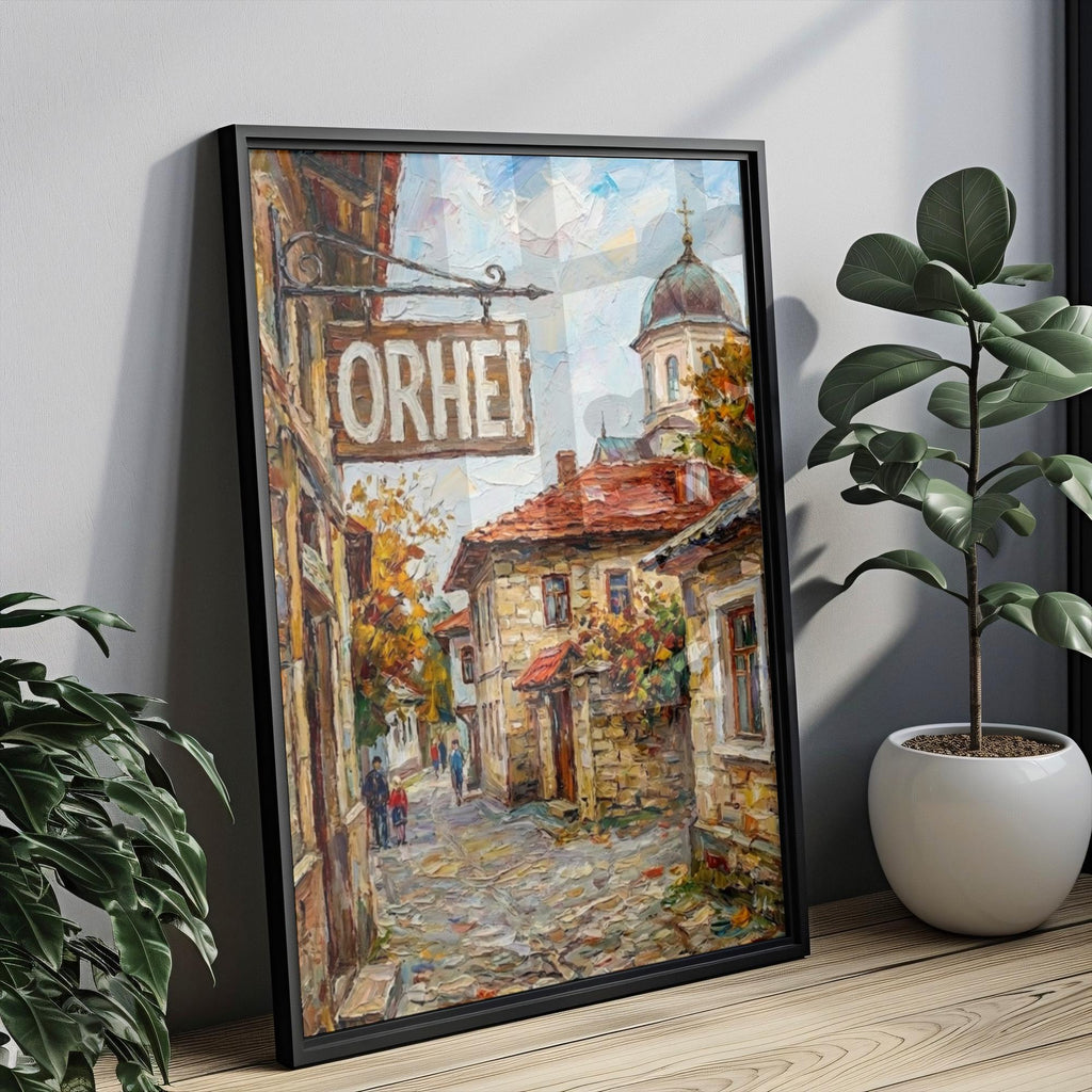 Orhei Moldova Wall Art Print: Historic Eastern Europe Travel Poster