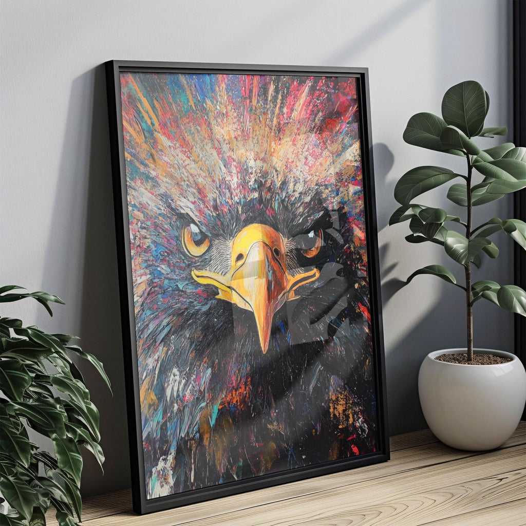 American Eagle Abstract Poster - United States