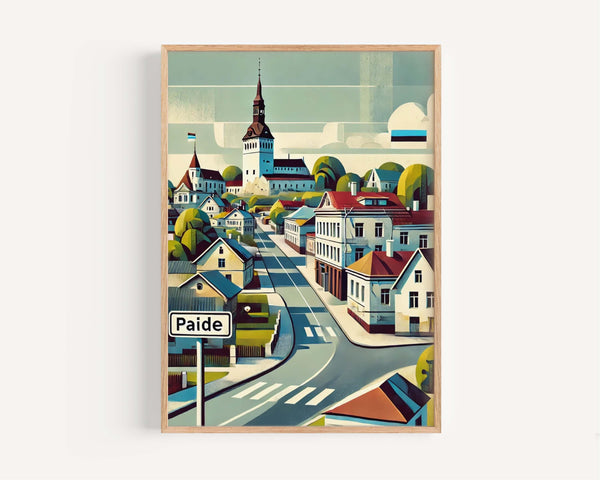 Paide Wall Art Decor - Paide, Estonia