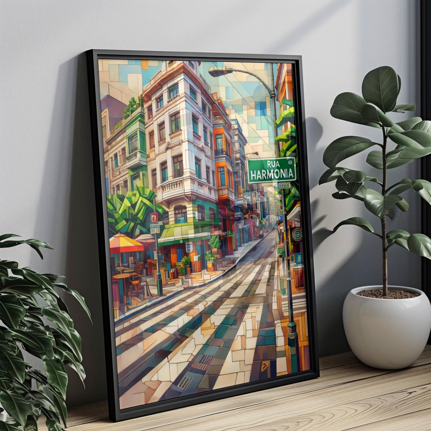 Rua Harmonia, São Paulo Print: Brazil Travel Art Souvenir