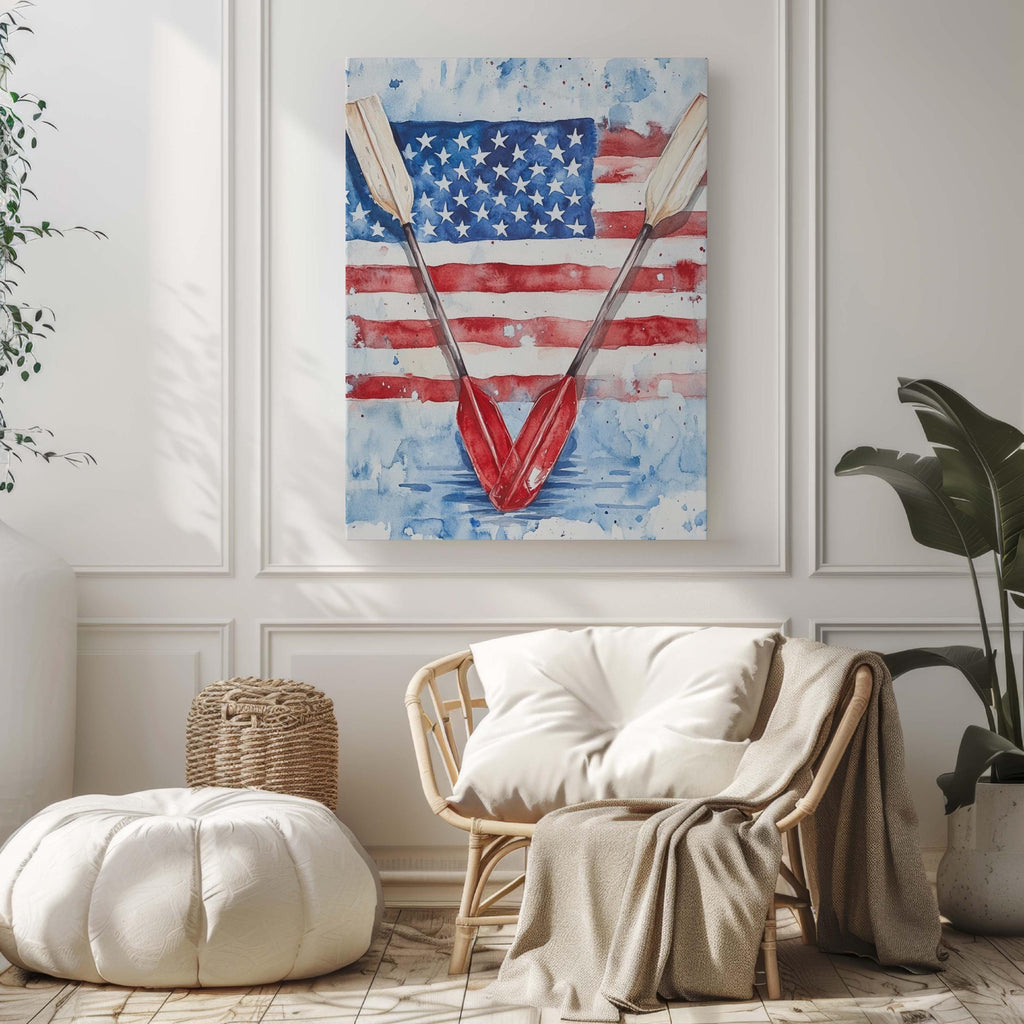 Boat Wall Art Patriotic - United States