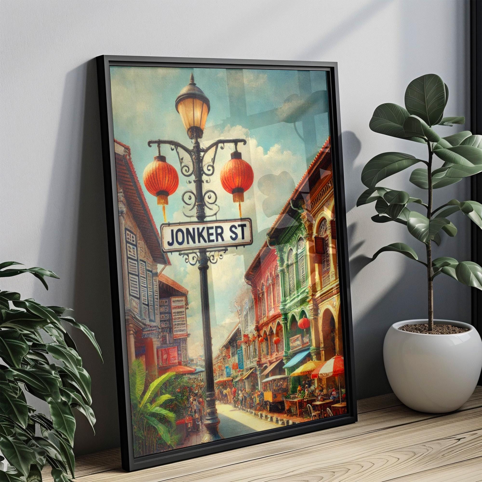 Jonker Street Poster - Malacca, Malaysia