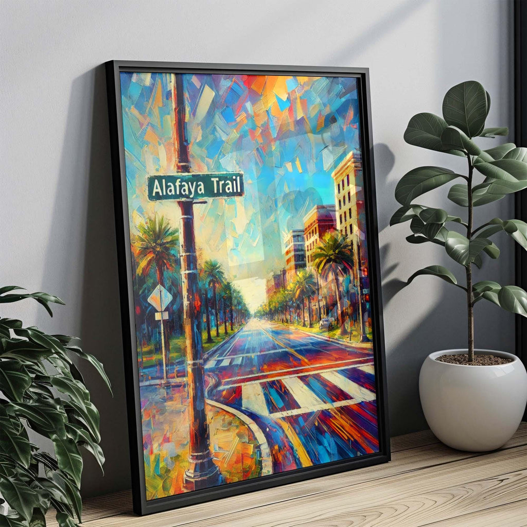 Alafaya Trail Print - Orlando, Florida, USA