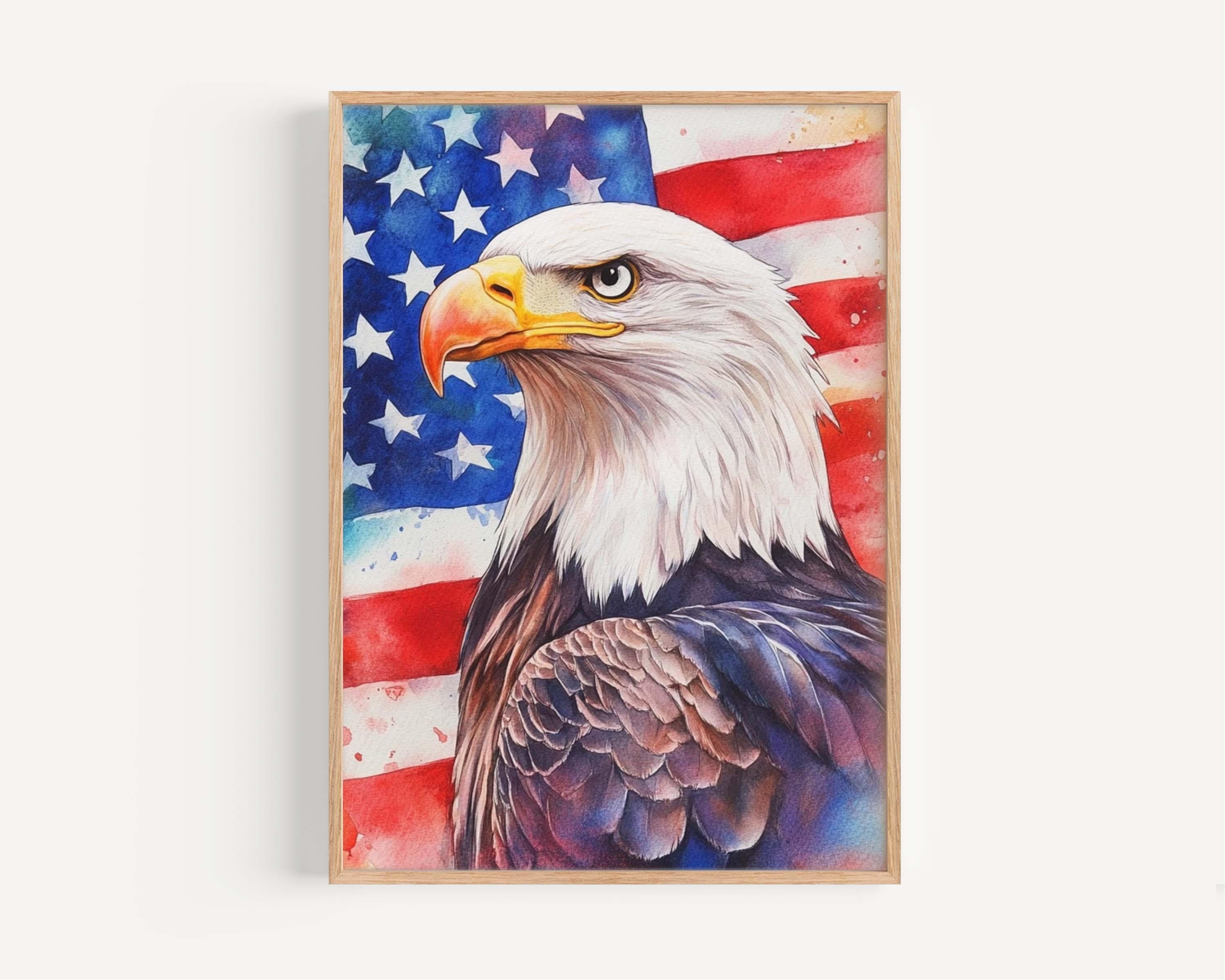 United States Eagle Poster Patriotic - USA