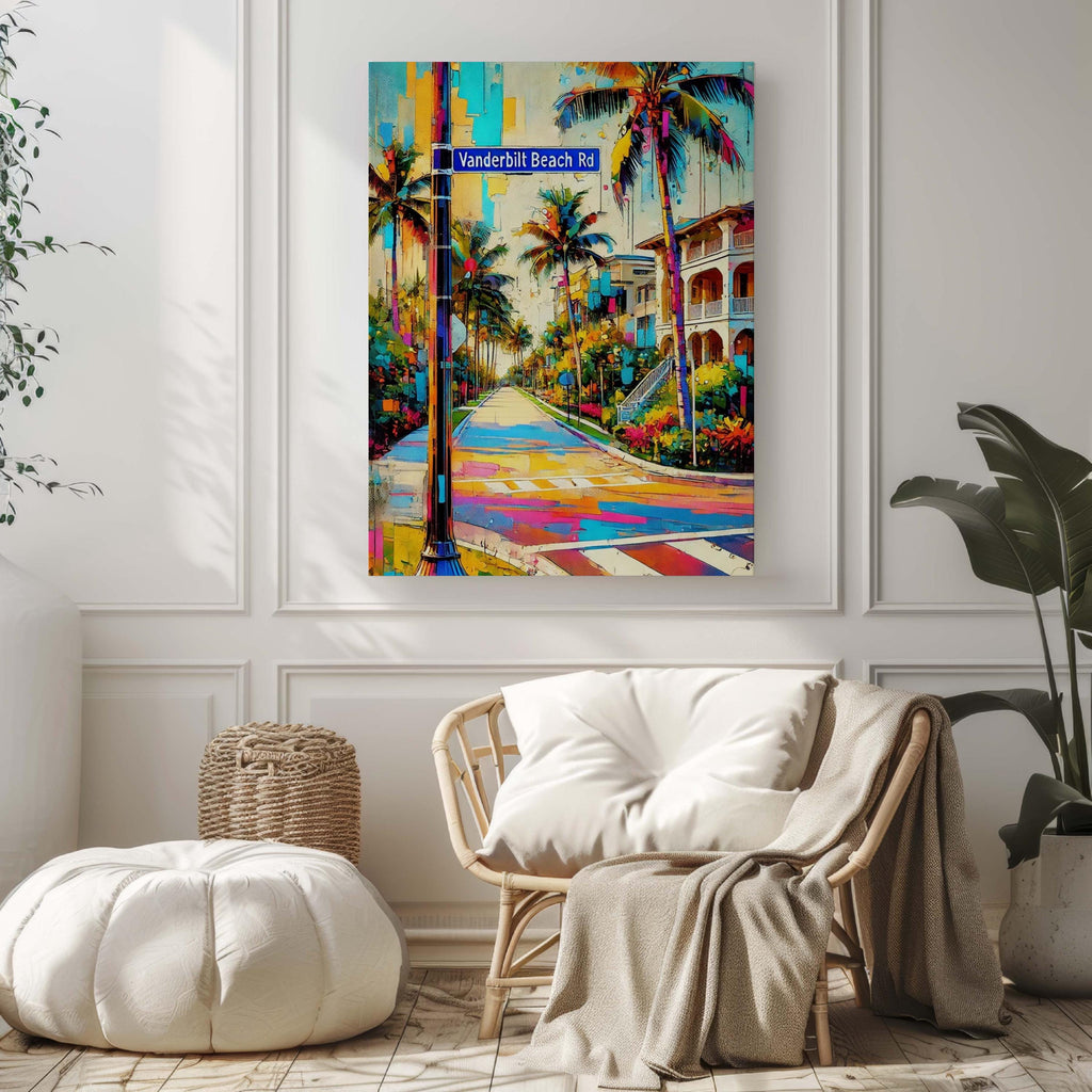 Vanderbilt Beach Rd Print - Naples, Florida, USA