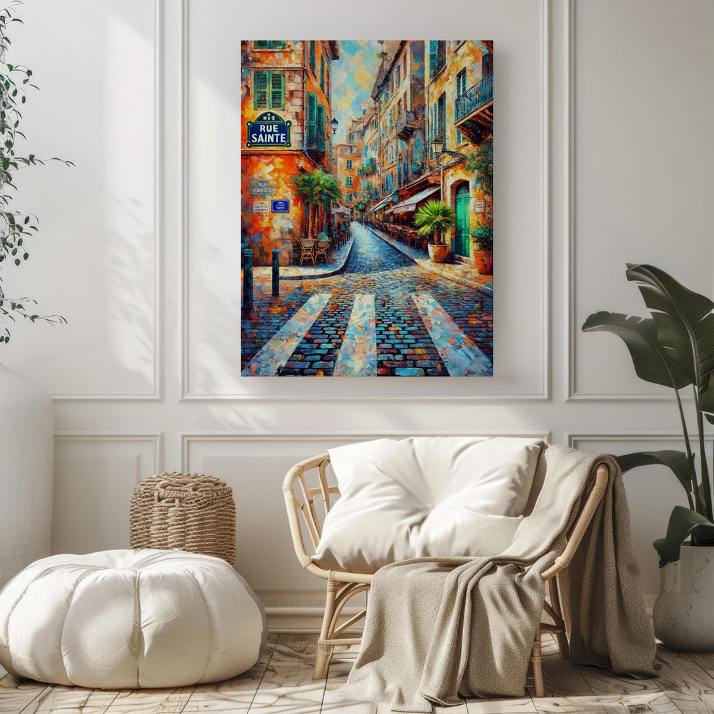 Rue Sainte Vintage Print - Marseille, France