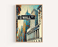 Wall Street Print - New York City, New York, USA