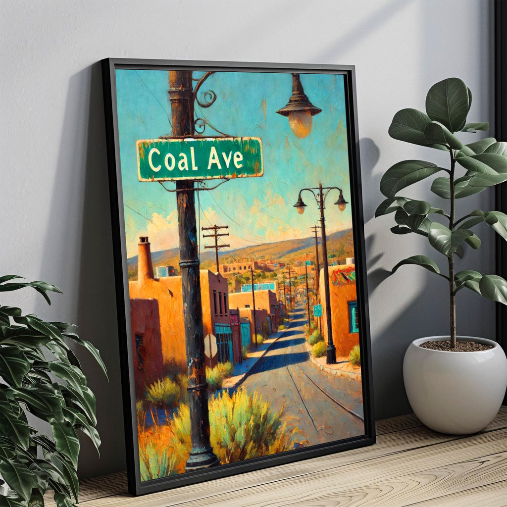 Coal Street Sign Print: Wilkes-Barre Pennsylvania Travel Poster