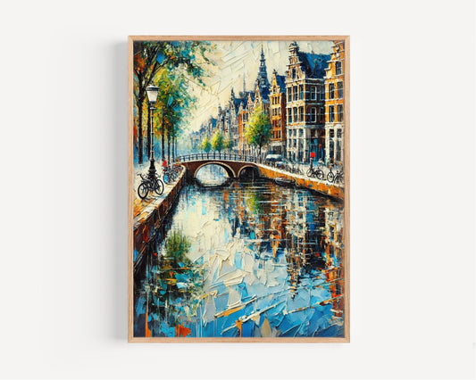 Amsterdam Wall Art, Netherlands Print, “Town/Burrow” Art, “City” Gift, Travel Souvenir, Travel Poster,  “State” Art, PERSONALIZED GIFT
