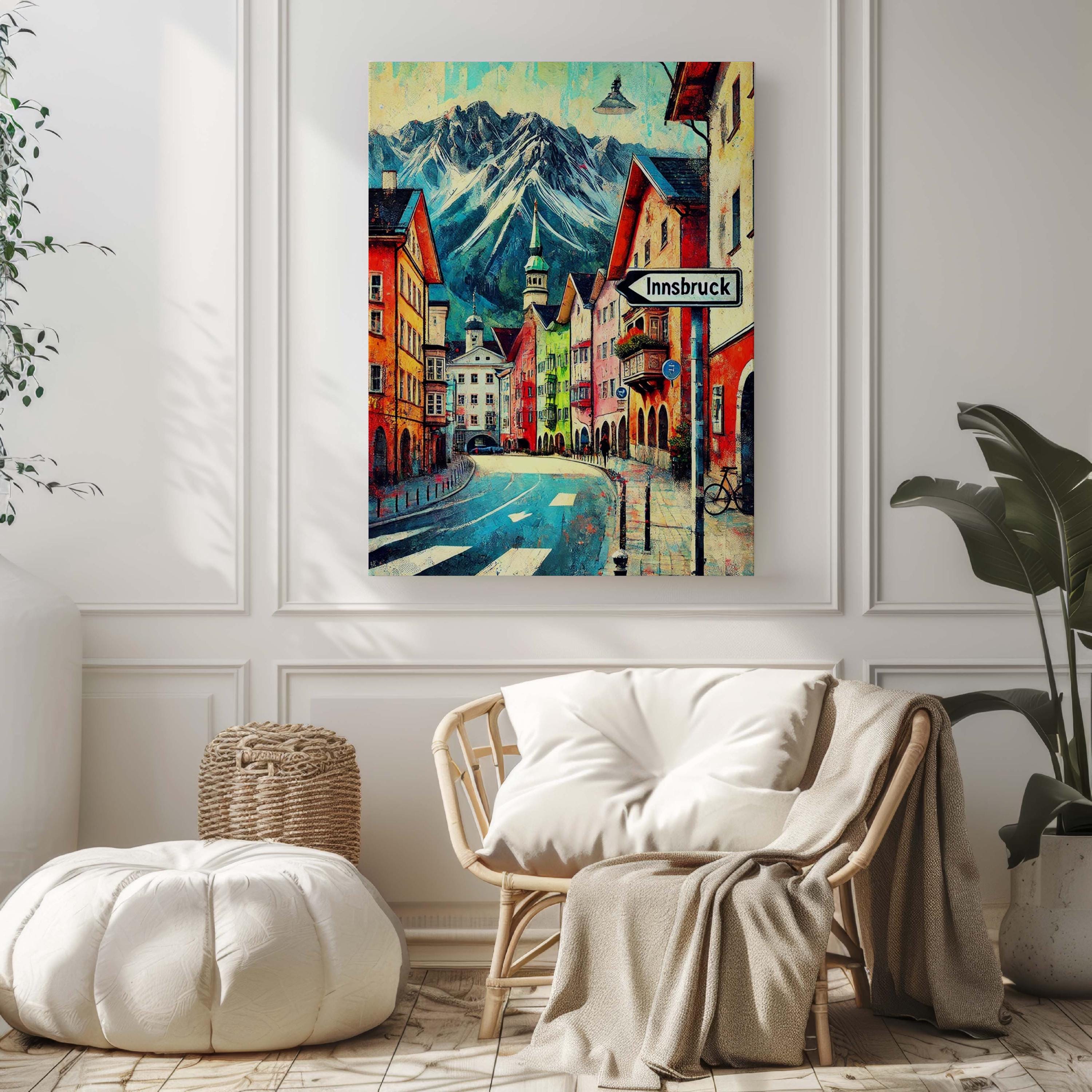 Innsbruck Vintage Poster - Innsbruck, Austria