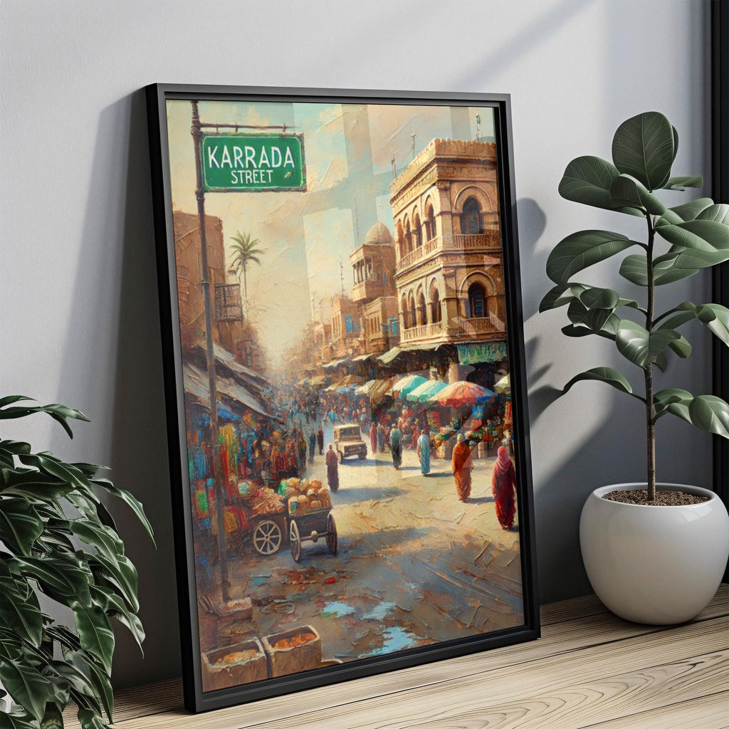Karrada Street Modern Print - Baghdad, Iraq