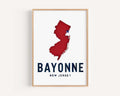 Bayonne Map Print - Bayonne, New Jersey, USA