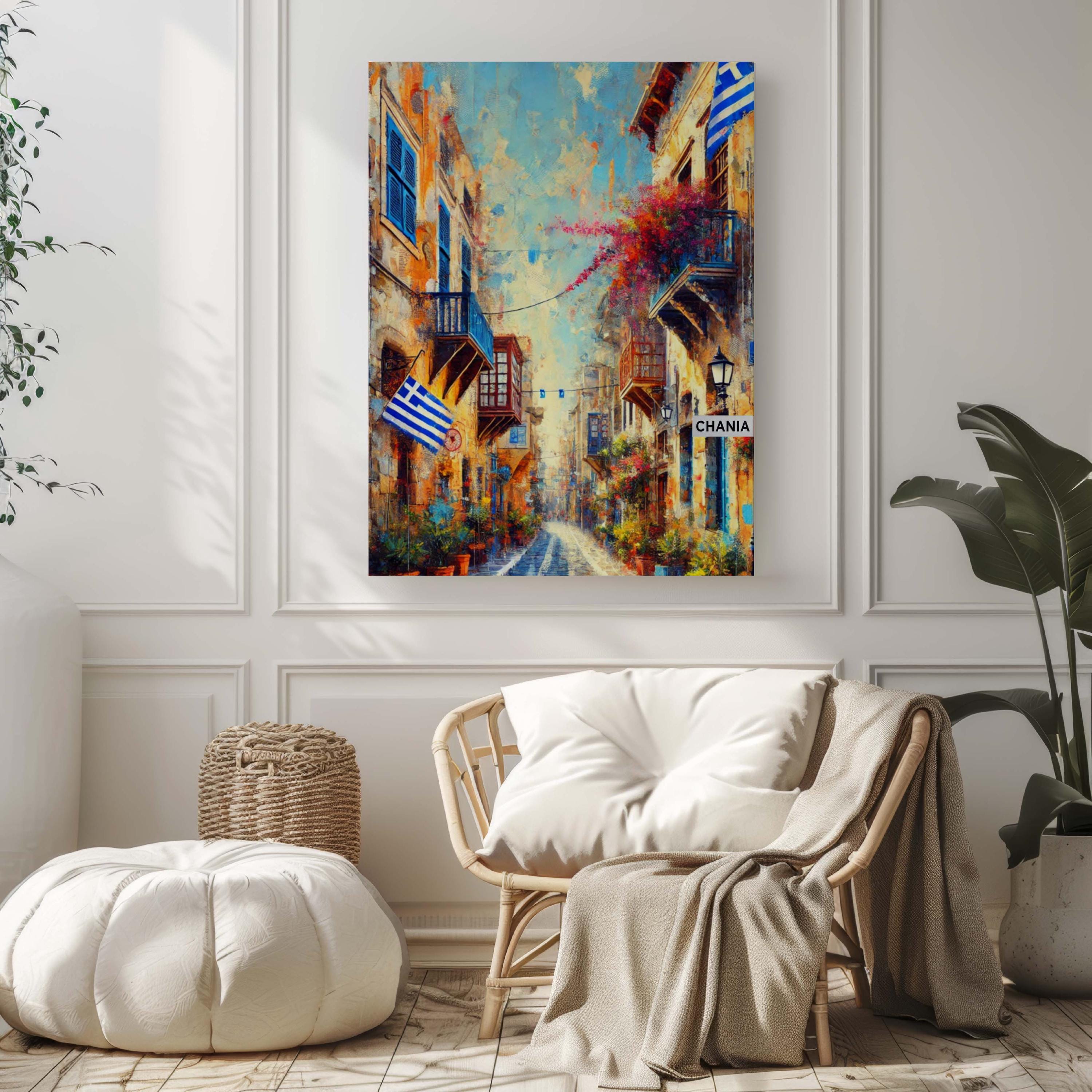 Chania Travel Poster - Chania, Greece