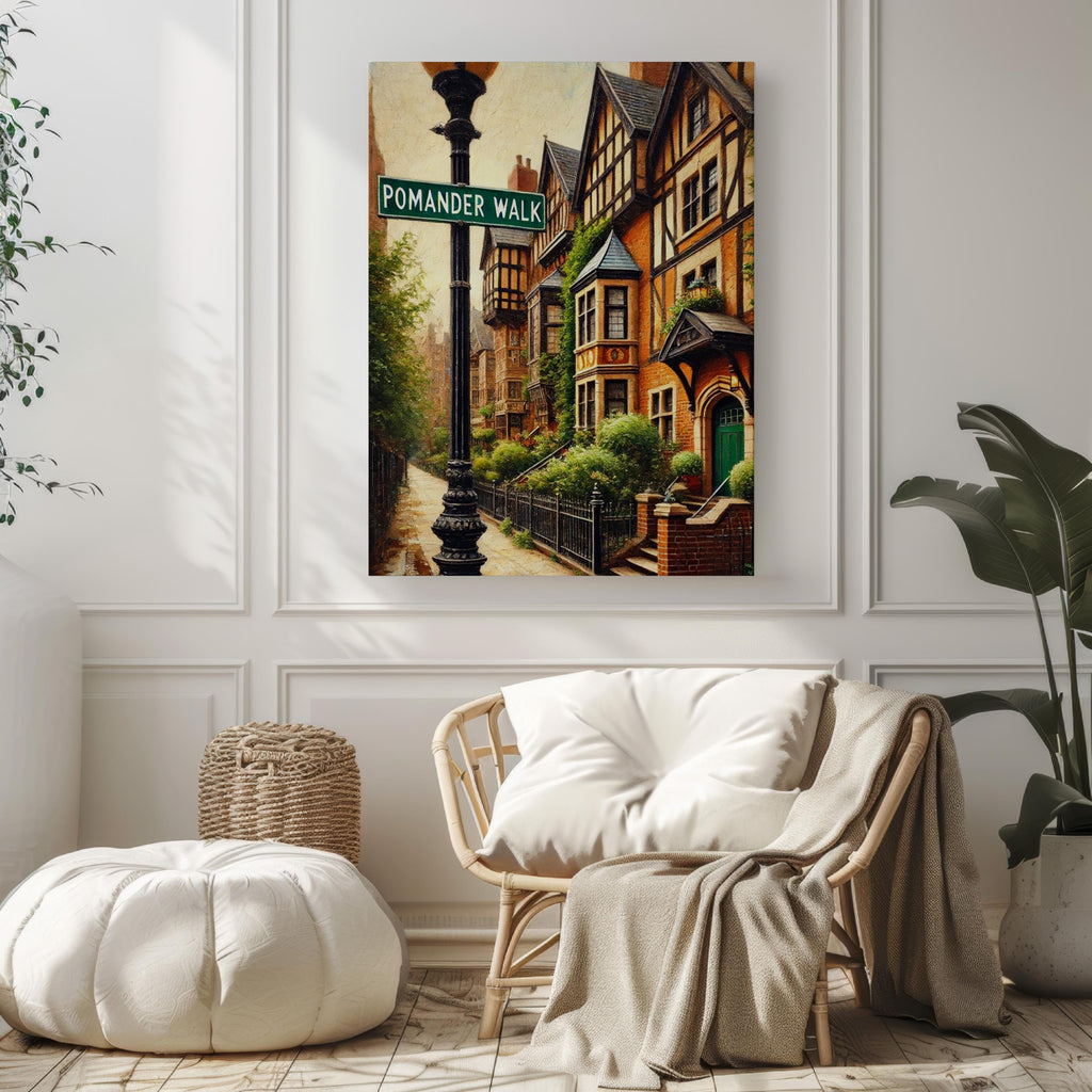 Pomander Walk Print - New York City, New York, USA