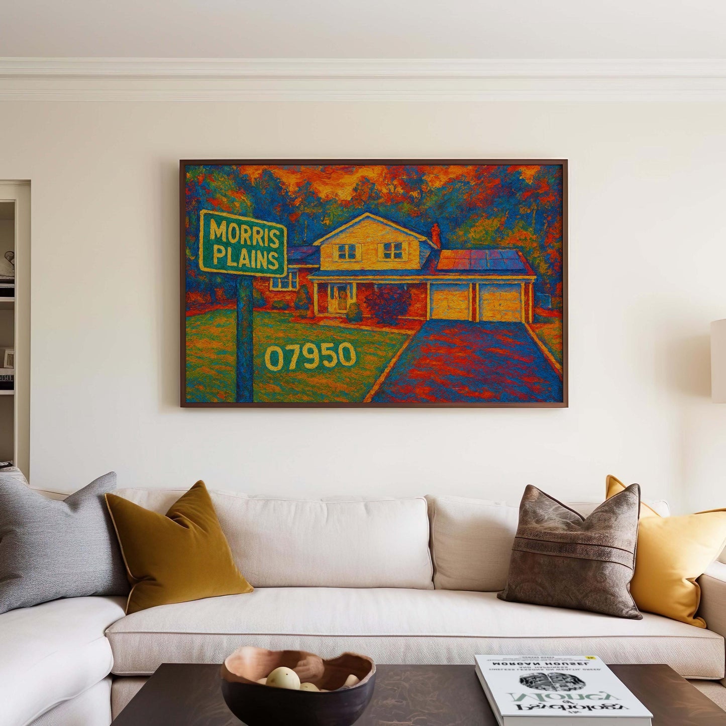 Custom Home Portrait | Personalized House Wall Art | Unique Gift for New Homeowners | Order First, Send Photo After Purchase