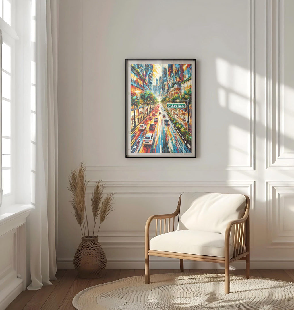 Orchard Road Wall Art Decor - Singapore