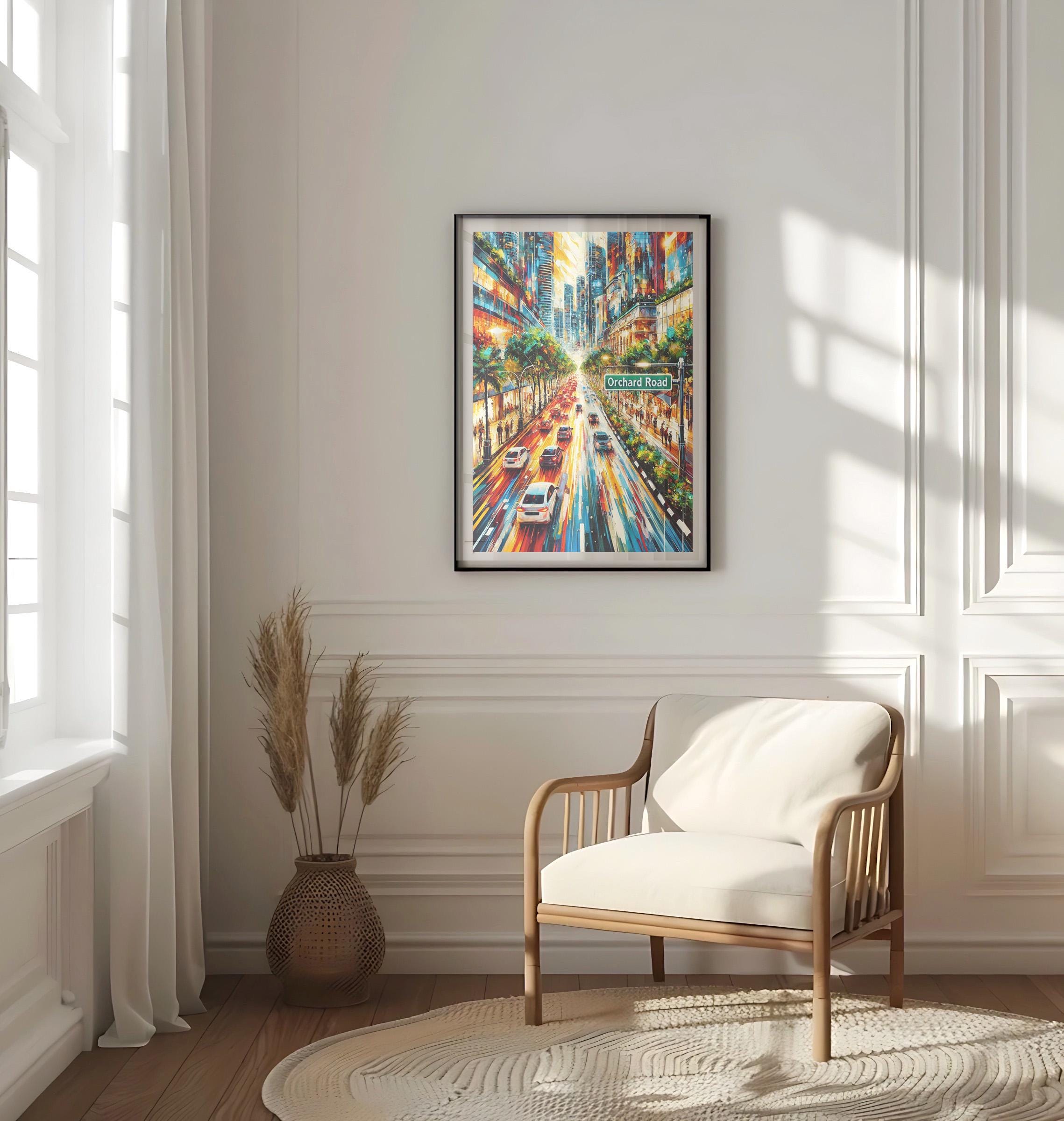 Orchard Road Wall Art Decor - Singapore