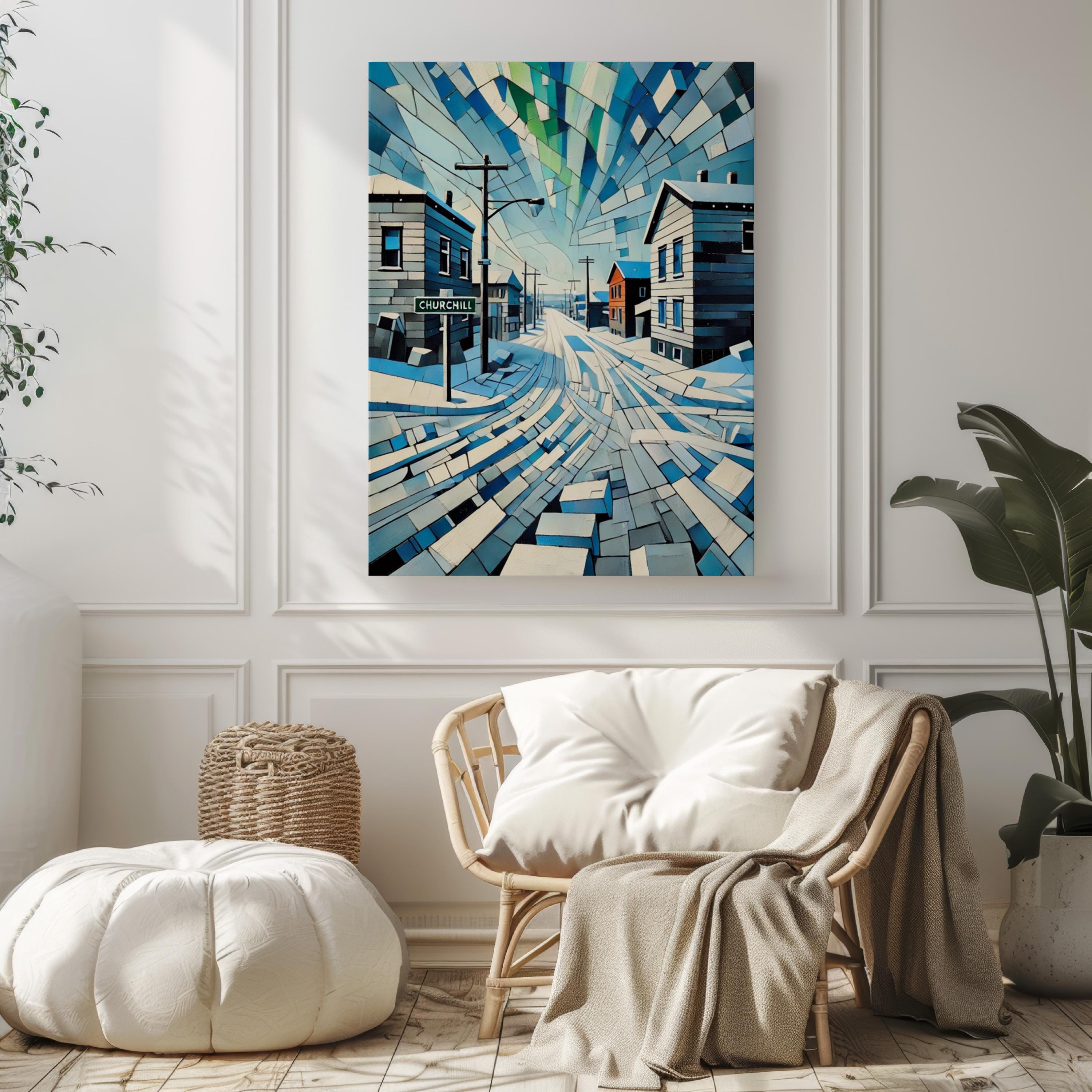 Churchill Vintage Print - Manitoba, Canada