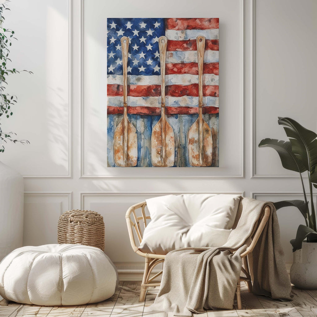 Boat Patriotic Poster - United States