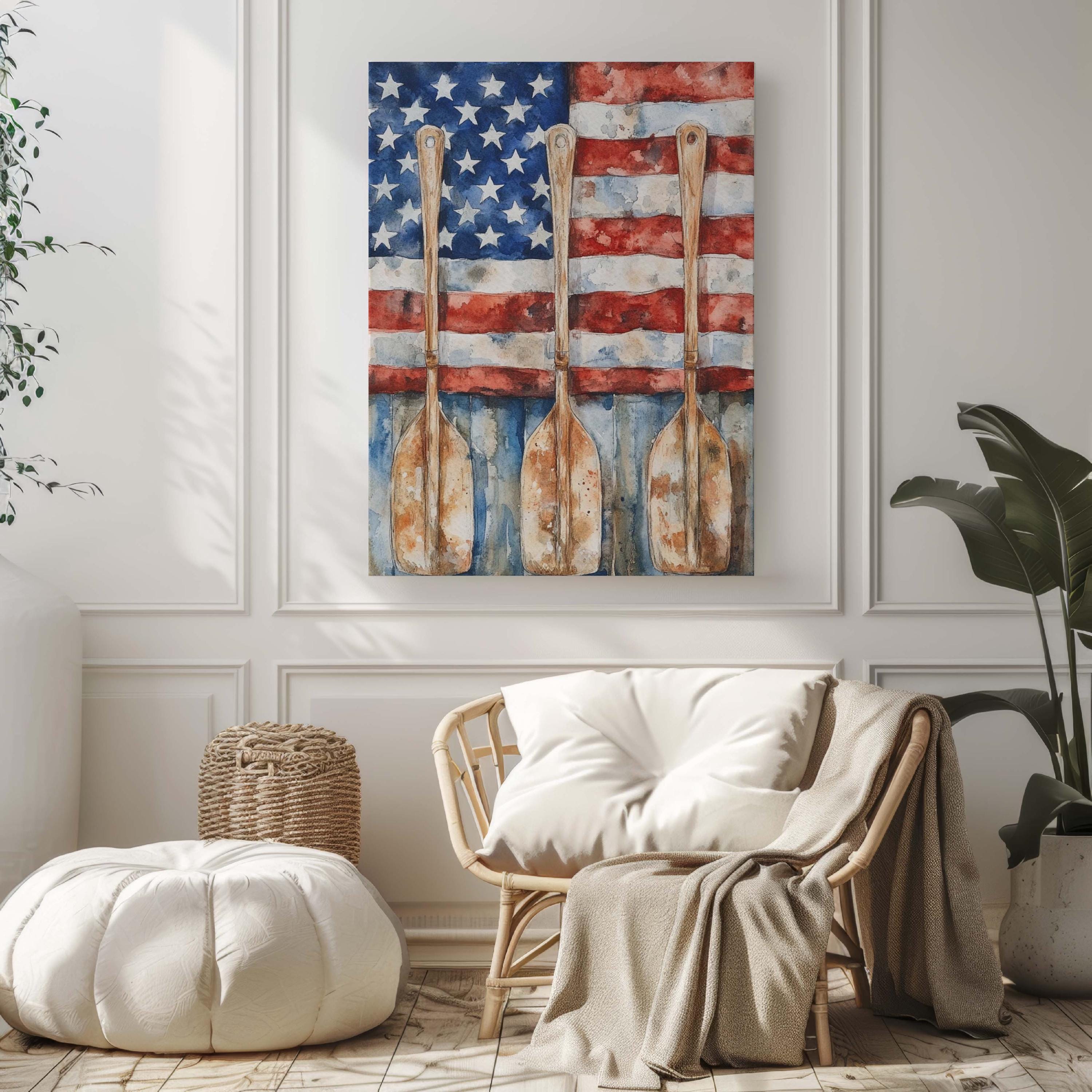 Boat Patriotic Poster - United States