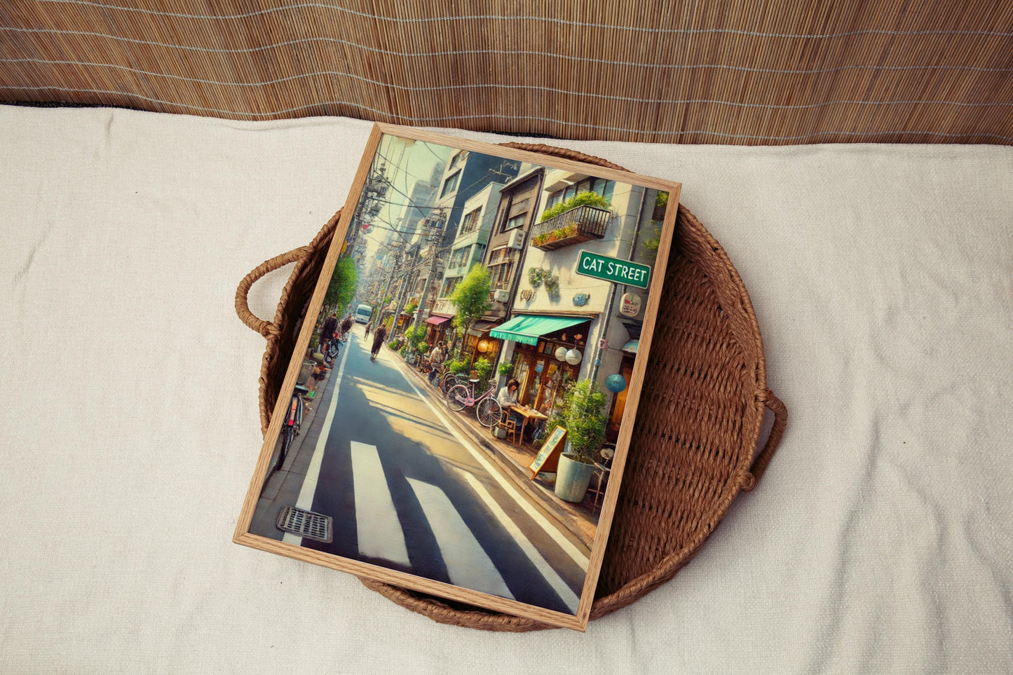 Cat Street, Tokyo Art Print: Harajuku Japan Travel Poster