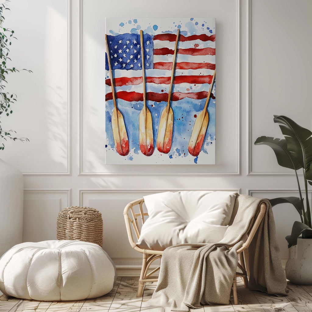 Boat Wall Art Patriotic - United States
