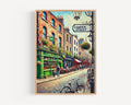 Camden Street Sign Print: London Camden Town Travel Poster