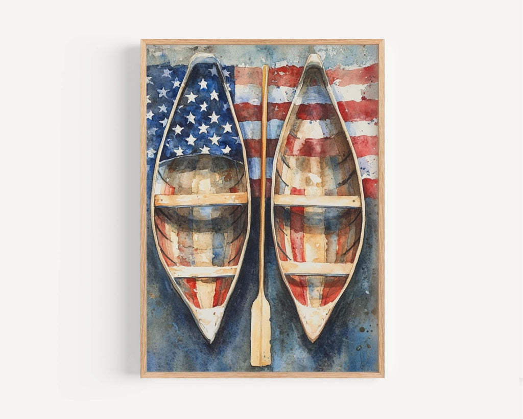 Boat Wall Art Patriotic - United States