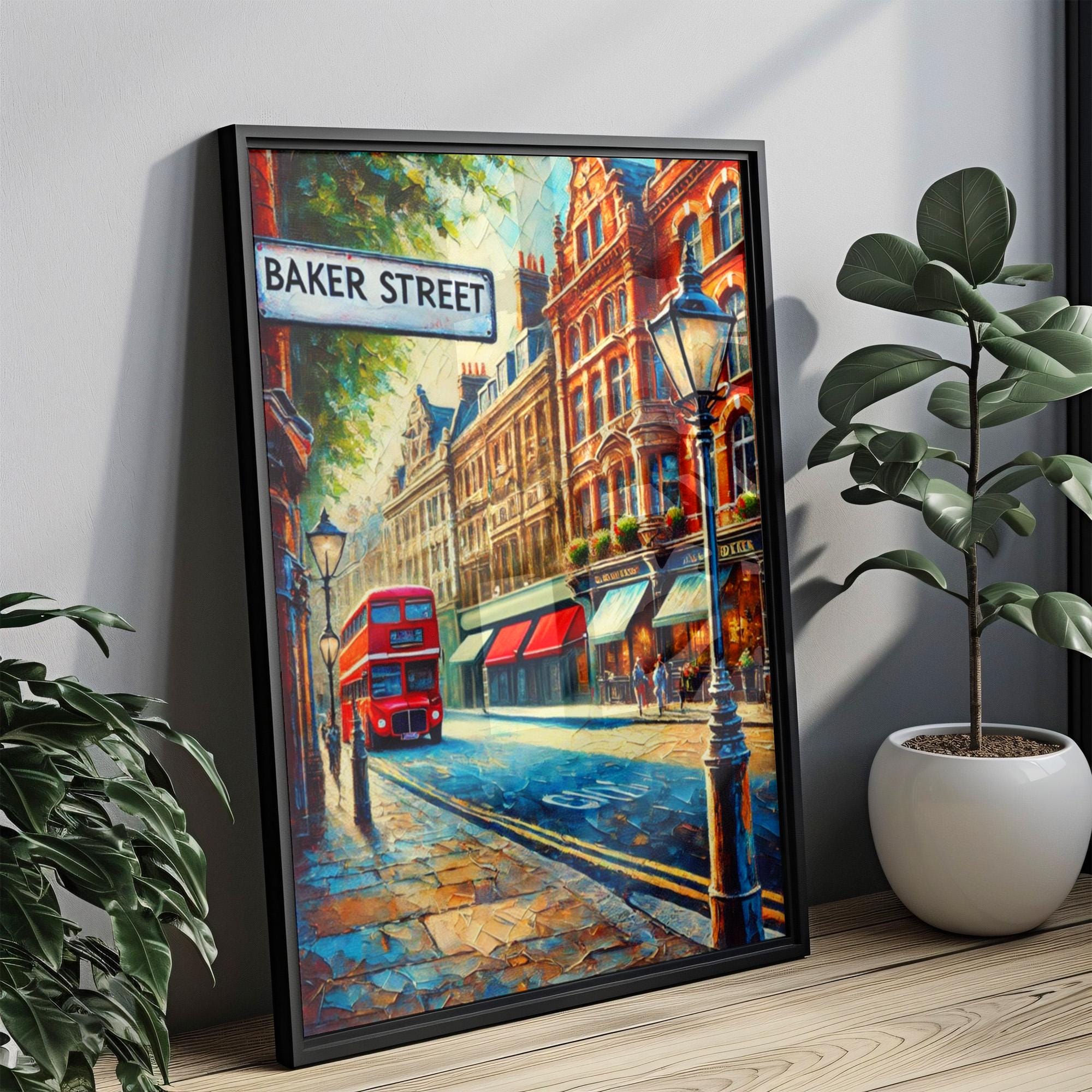 Baker Street Vintage Print - London, United Kingdom