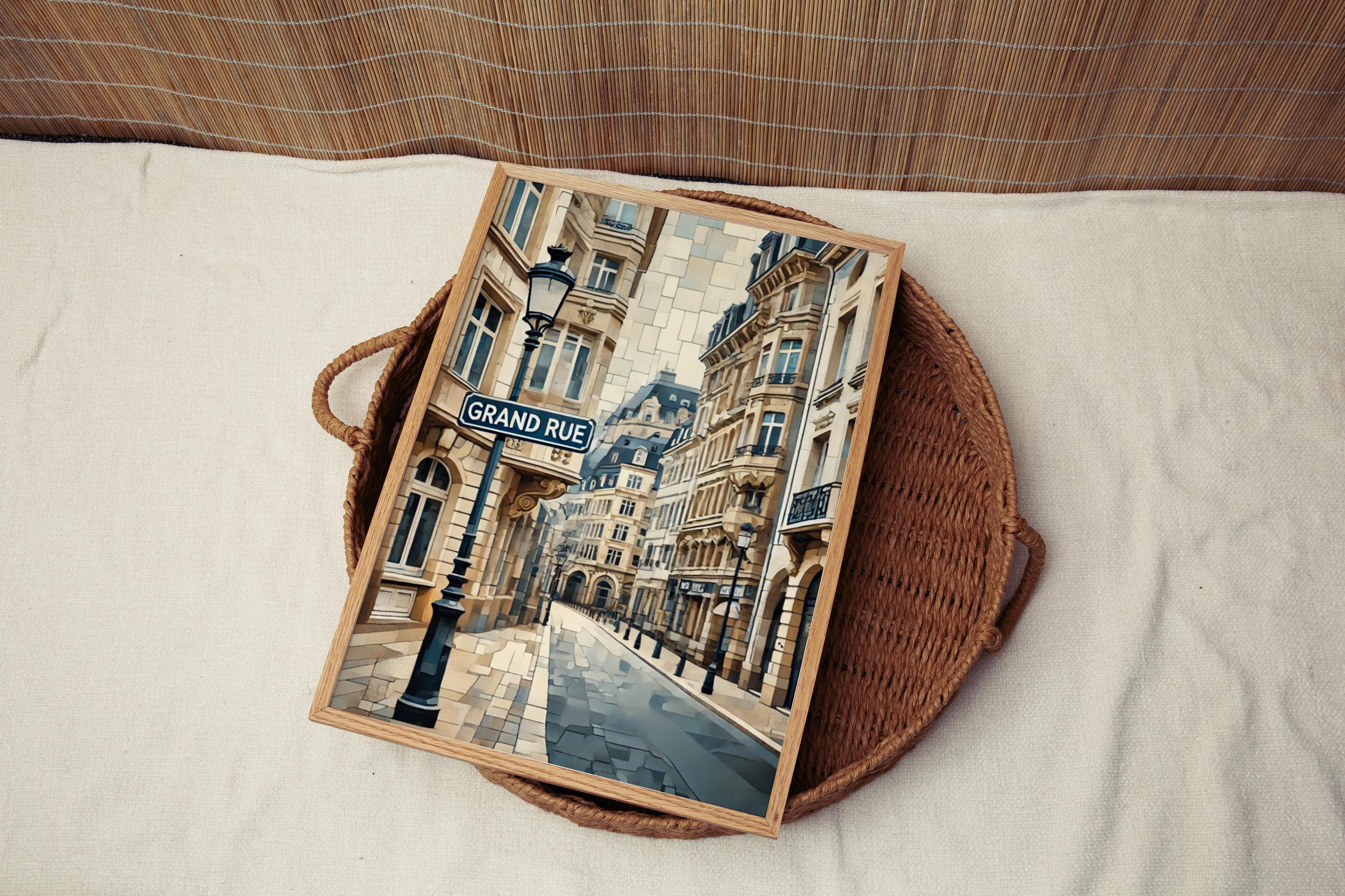Grand Rue Print - Luxembourg, Luxembourg