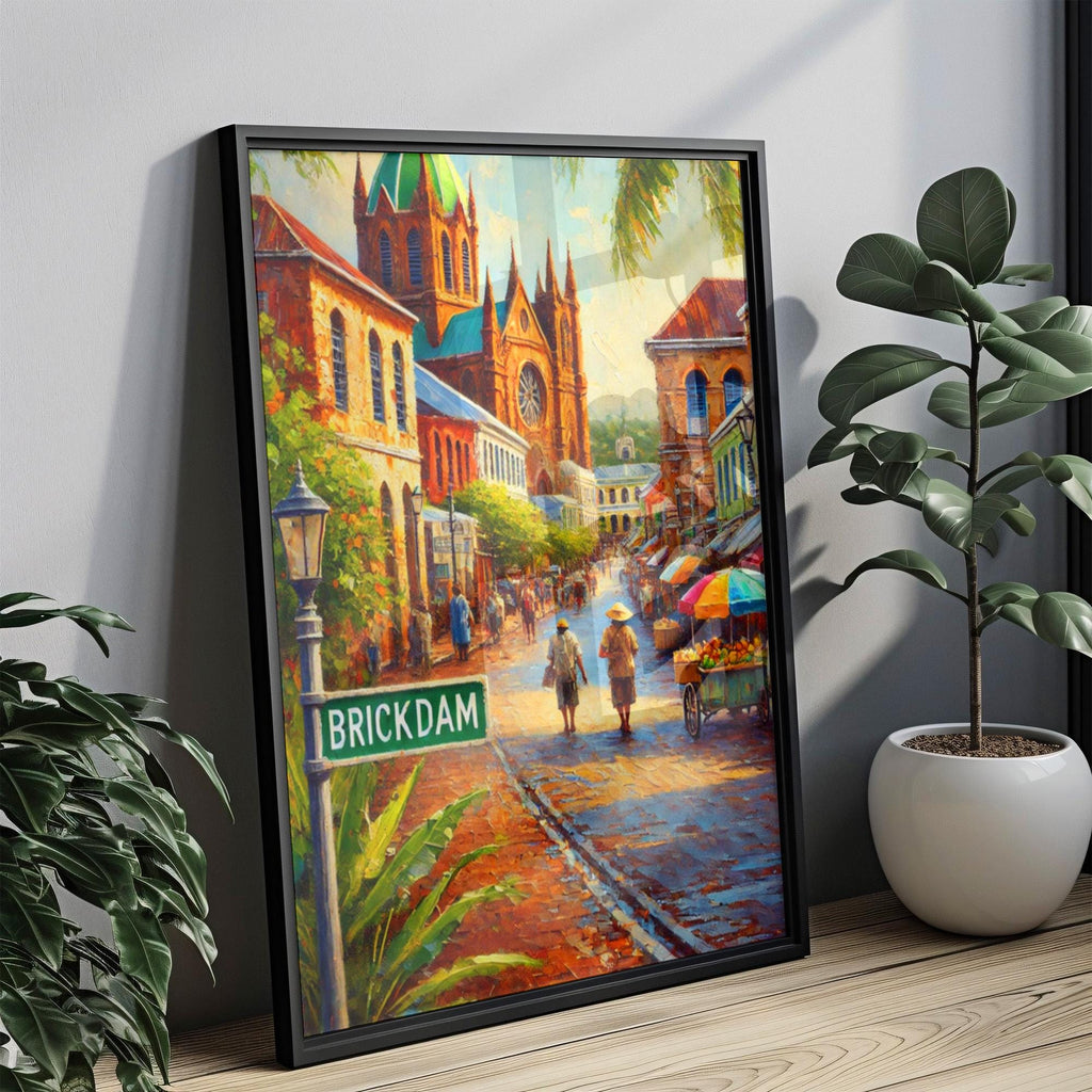 Brickdam Print - Georgetown, Guyana