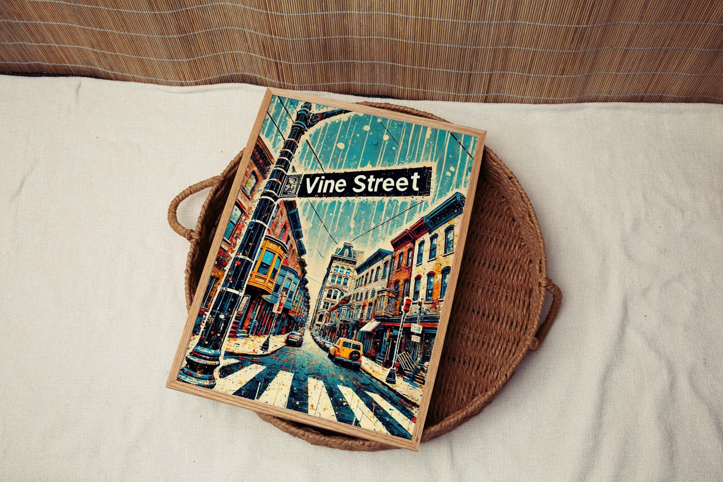 Vine Street Wall Art, Vine St Print, Philadelphia Artwork, Philly Gift, Travel Print, Travel Poster, Housewarming Gift, Pennsylvania Artwork