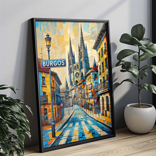 Burgos Art Print - Spain City Wall Art, Travel Poster & European Home Decor, Perfect Housewarming Gift