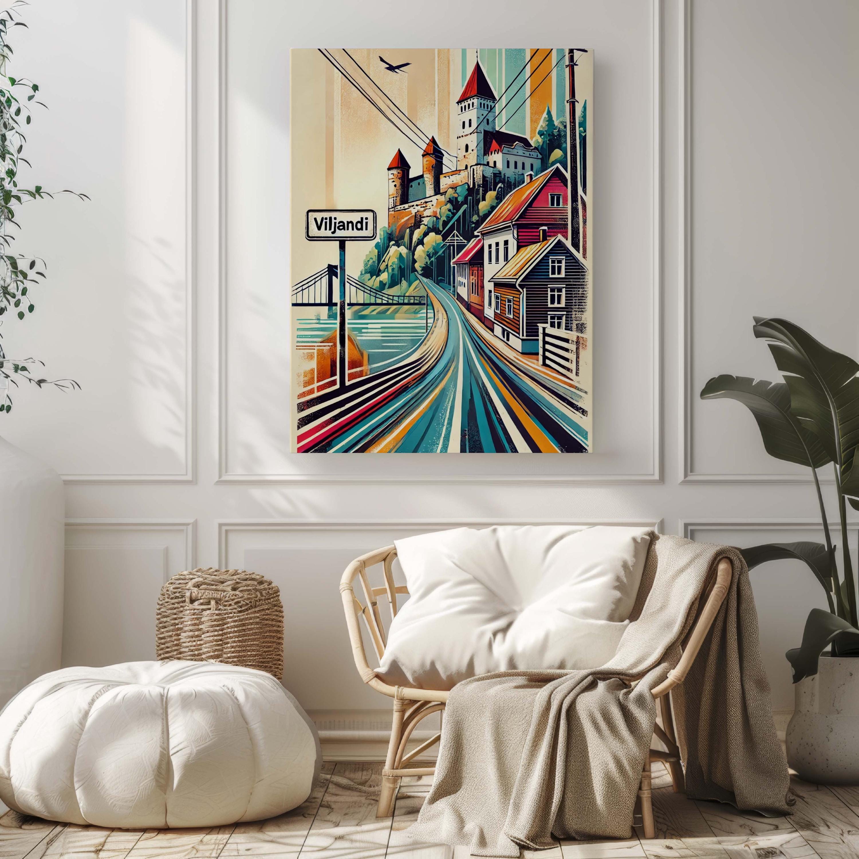 Viljandi Art Print - Viljandi, Estonia