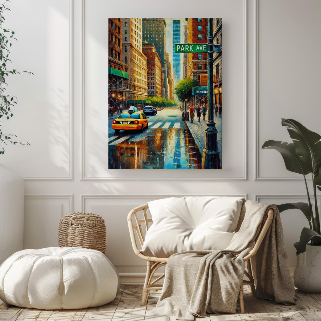 Park Ave Print - Manhattan, New York, USA