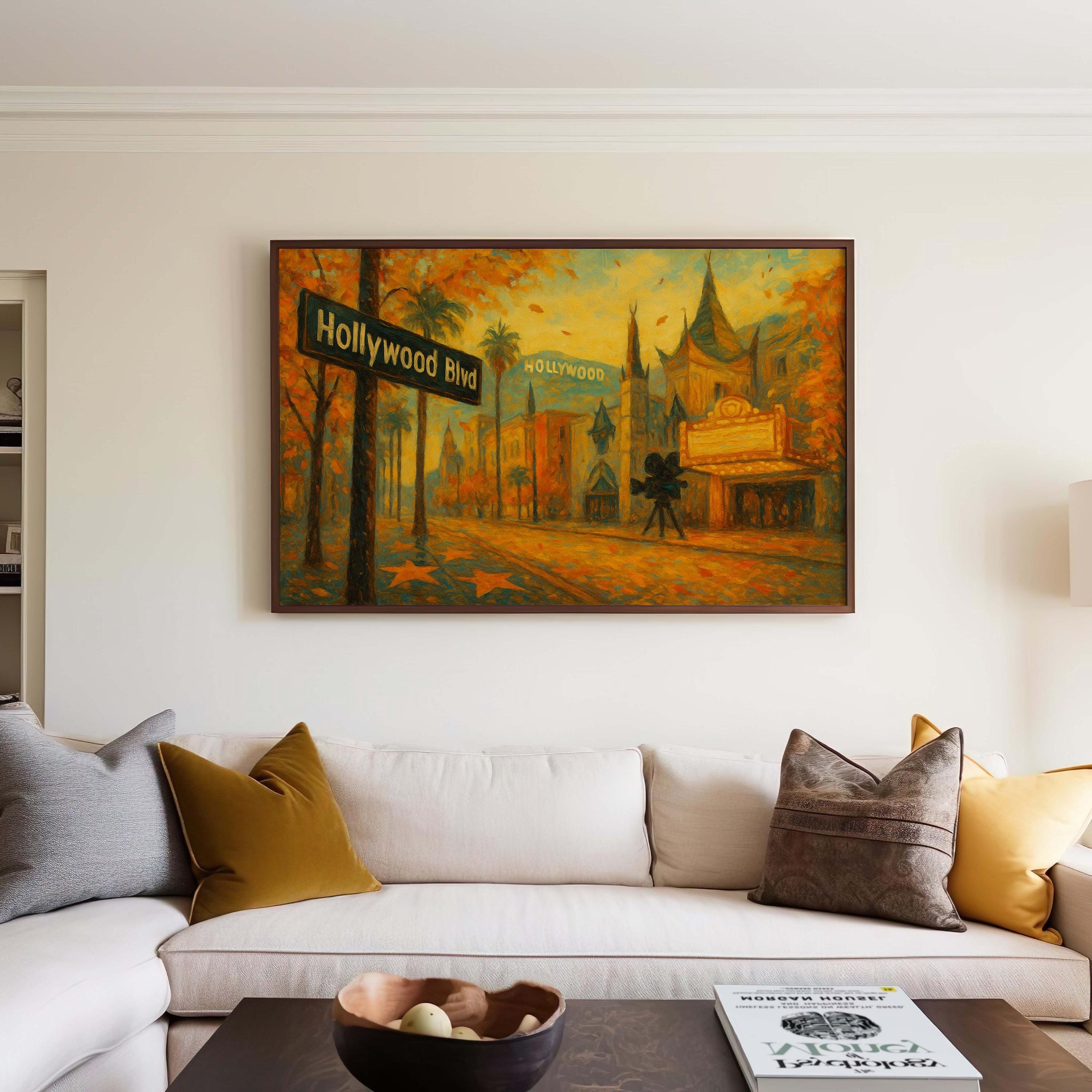 Hollywood Blvd Print Decor - Los Angeles, California, USA