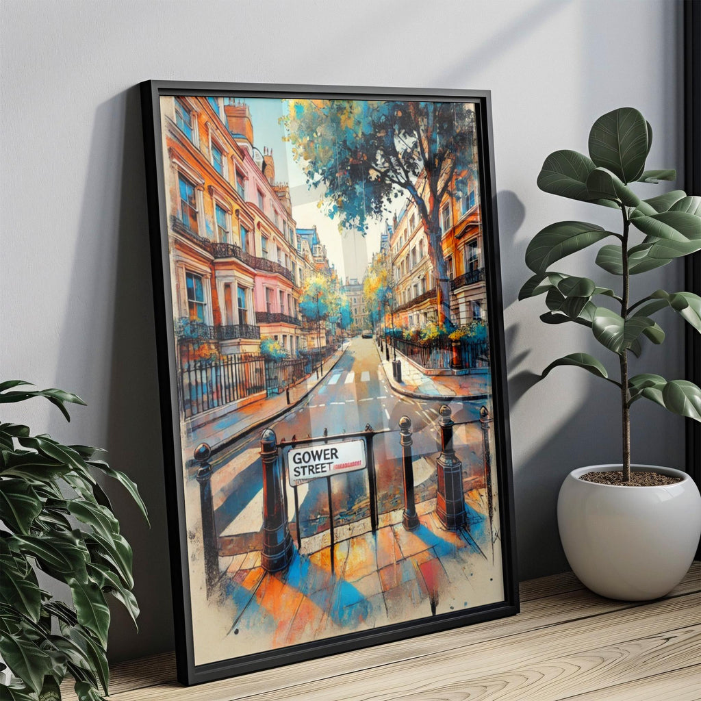 Gower Street Map Print - London, United Kingdom