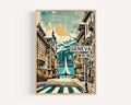 Geneva Print Map - Geneva, Switzerland