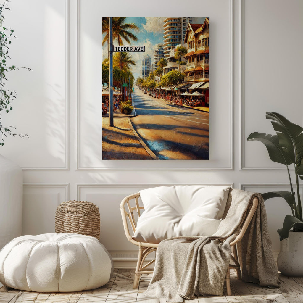 Tedder Ave Wall Art Coastal - Gold Coast, Australia